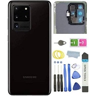 Demat Galaxy S20 Ultra Back Cover Glass Housing Door Replacement for Galaxy S20 Ultra 5G with Tools 