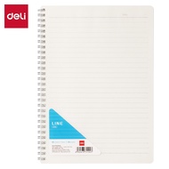 Deli PP Spiral NoteBook - B5/A5/A6-60 Pieces (Mixed) (Rolls)