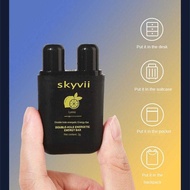 Skyvii Vitality [COD] Anti-drowsiness Double Hole Energy Bar Essential Oil Portable Cool Mint Plant