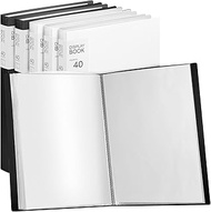 Marspark 6 Pcs Binder with Plastic Sleeves Large 8.5" x 11" Display Presentation Book 40 Pocket 80 P