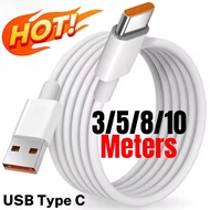 3M 5M 8M 10M Long Type C Fast Charging Cables Phone Charger Cable Wire Cord USB Data Line Type C Cab