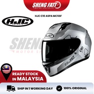 HJC C10 ASPA MC5SF HJC Fullface Helmet Fullface Sirim Fullface Murah KYT TT Course Bimola Full face 