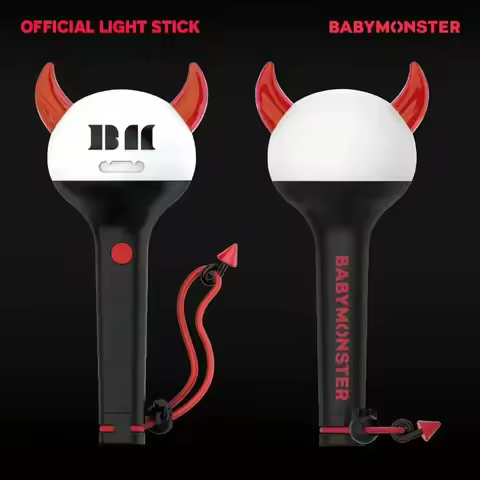 Kpop Idol BABYMONSTER Lightstick Hand Lamp Concert Hiphop Party Light Stick Flash Fluorescent RORA A