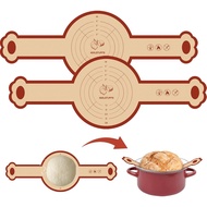 Silicone Sourdough Bread Sling Mat for Dutch Oven, 2 Pack Non-Stick & Easy Clean Reusable sourdough 