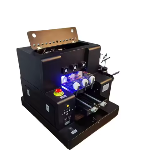 Wholesale Full Automatic A4 UV DTF Printer Machine Printing On Pvc/Pastic/acrylic Plastic Flatbed Ma