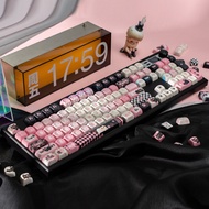 New Replacement Keycap Theme Keycap GMK104 Three-Mode Mechanical Keyboard Gasket Wired Bluetooth VIA