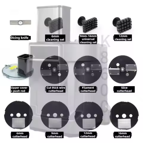 Original K8600 Multifunctional Vegetable Cutter Blade Accessories Dicing Shredding Slicing Disc Clea
