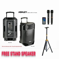 speaker portable 15 inch original ashley spa 15 speaker karaoke ashley
