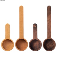CHERRY3WK Coffee Spoon Kitchen Accessories Coffee Bean Scoop Gram Scoop Wooden