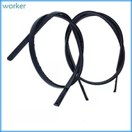Wor* 2PCS Universal Rubber Roof Edge Guard Trim for Hatchback 75551-0D132 75552-0D082