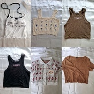 ️ | Second-Hand Clothes Fashion Crop Tops (Second-Hand) ️