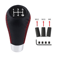 JDMGRAM Leather Car Gear Knob Manual Shifter For Proton Wira Saga Persona Iriz X50 X70 Myvi