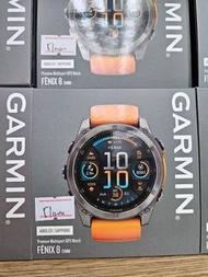 Garmin Fenix 8 AMOLED 藍寶石 GPS 運動手錶(香港行貨)(原廠一年保養)