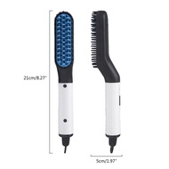 Beard Straightener Multifunctional Quick Hair Styler Straightening Comb Heated Brush Curler for Men Styling Tool