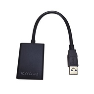 USB3.0 to HDMI Adapter Cable USB3.0 TOHDMI Converter Video Cable Black Audio Wired HD