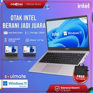 Advan Soulmate Laptop RAM 4GB 128GB Notebook Intel Windows Home Resmi