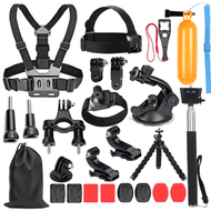 25 In 1 Outdoor Sports Action Camera Accessories Kit For Hero 13 12 11 10 9 8 7 6 5 Insta360 Acepro 