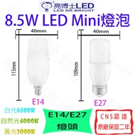 [Jing] Dr. Liang 8.5W Mini Bulb E14 E27 Ice Cream LED Candle Light Crystal Light Crystal Bulb Popsic