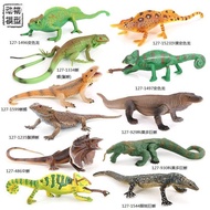 Mainan Reptilia Edukasi Kanak-Kanak - Cicak, Biawak, Bunglon | Hadiah Unik & Kreatif | STEM Awal