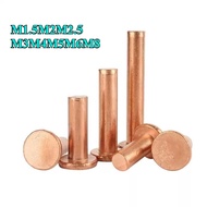 Copper countersunk head rivets GB869 percussion type flat head flat cone head solid rivets Copper d 