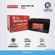 DIN66L | DIN66 | LN3 Motolite Heavy Duty MF Car Battery Bateri Kereta For Proton X70 | Toyota Hilux | Ford Ranger | Mazda BT-50