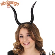 ABEBONGOTF Antelope Horn Headpiece, Black Devil Queen Devil Horn Headpiece,  Demon Witch Headdress S