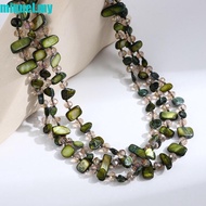 MIQUEL Bohemian Style Necklace, Elegant Geometry Shell Bead Necklace, Trendy Fashion Ethnic Style En