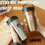 Travel mug New Wholesale Custom Reusable Travel Stainless Steel Coffee cups With Plastic Lid