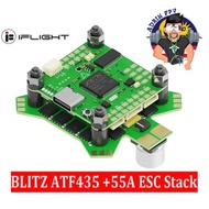 iFlight BLITZ ATF435 55A Stack BLITZ ATF435 Flight Controller with BLITZ E55S 4-IN-1 2-6S ESC for RC