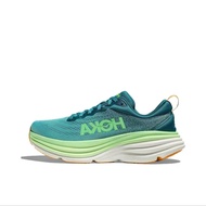 ใหม่และแท้ HOKA ONE ONE BONDI 8 WIDE AUTHENTIC PRODUCT DISCOUNT Mens and womens lightweight breathab
