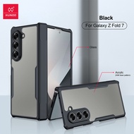 For Samsung Z Fold 7 Case XUNDD Shockproof Bumper Protective Case Transparent Phone Cover Luxury Cas