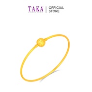 TAKA Jewellery 916 Gold Round Bangle