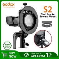 Godox S2 Bowens Mount Flash S-type Holder Bracket for Godox V1 V860II AD200 AD400PRO Speedlite Flash