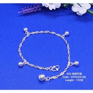 【 READY STOCK 】925纯银手链 Gelang Tangan Silver Bracelet Silver 925   纯银(925) 手链