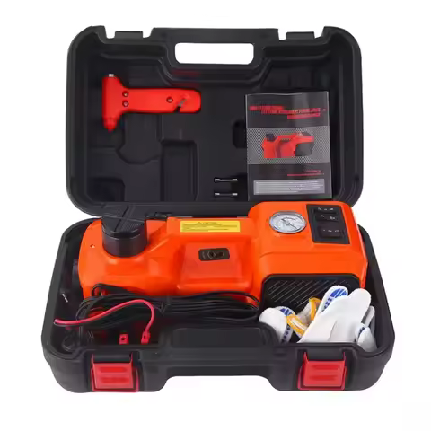 Portable 3 Ton Electric Jack Car Emergency Tools Vehicle Emergency Repair Tool Set