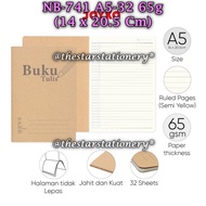 (1 Piece) WHOLESALE JOYKO NB-741 A5-32-65g Notebook Joyko NB-741 A5 Ruled Notebook (1 Piece)