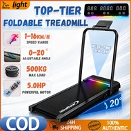 Treadmill Walking With Handle Incline Ultra-Thin Foldable Fitness Run/Threadmill Exercise Equipment