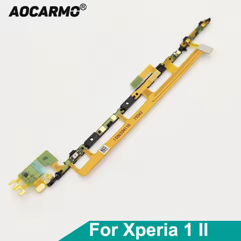 Aocarmo For Sony Xperia 1 II / X1ii Mark 2 Power On/Off Volume Button Camera Switch Connector Ribbon