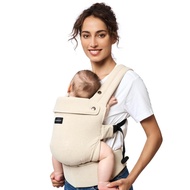 Momcozy Baby Carrier with Cotton Linennatural, Built to Last, Ergonomic Design, 7-44lbs for Infant.