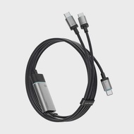 Cuktech | สายชาร์จ PD แบบคู่ Type-C