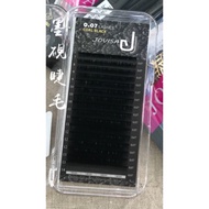 Bright Black 0.07 JOVISA Ink Inkstone Eyelashes 0.07 C/CC Curl Six D Blossoming Hair Thick Feeling B