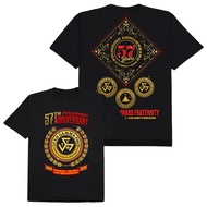 TAU GAMMA PHI Triskelion TRISKELION 1968 T-shirt(57th Anniversary Series)for men casual