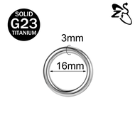 G23 Titanium Ear Expander 1 Pc Silver Septum Ring Multifuctional Earring Ear Nose Clicker