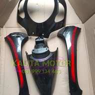 Cover body depan Scoopy esp 2021 scopy K2F grey hitam