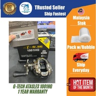 Gtech Atasles 1001HG Mesin BC Mesin Katak Fishing Reel Saltwater Casting
