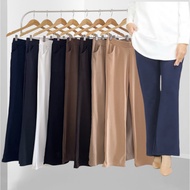 Seluar Slack Wanita Straight cut Pants With Pocket - Straight Cut 1993