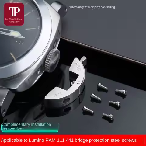 For Panerai PAM441 PAM111 Side Bridge Protection Screw Stainless Steel Dial Ears Screw Head with Too