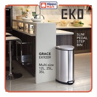 EKO GRACE, EK9209, 12L, 25L, 35L, Pedal Dustbin with Soft Closing,  Dustbin, Dustbin Kitchen, Dustbin Toilet, Trash Bin