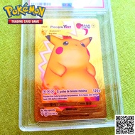 Thẻ vàng Pokemon lá Pikachu Vmax Dinamax Golpe 044 185 Chuột điện Tặng Top Loader 1459 D13 TV 19