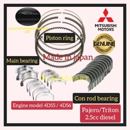 MITSUBISHI PAJERO TRITON 2.5 DIESEL ENGINE 4D55 4D56 PISTON RING / MAIN BEARING / CON ROD BEARING STANDARD